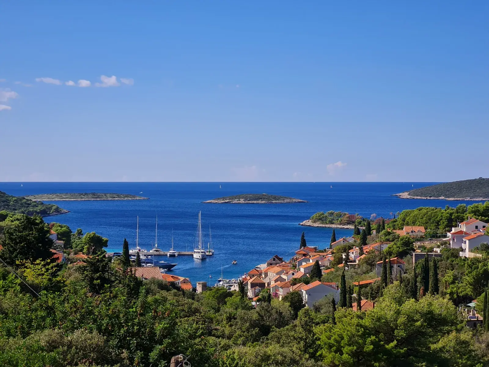 Villa welcome area on Šolta island